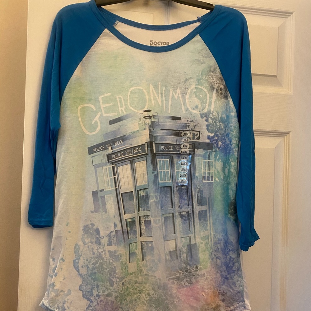 Dr. Who Raglan T-shirt